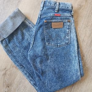 Vintage Pinstripped Wrangler Jeans